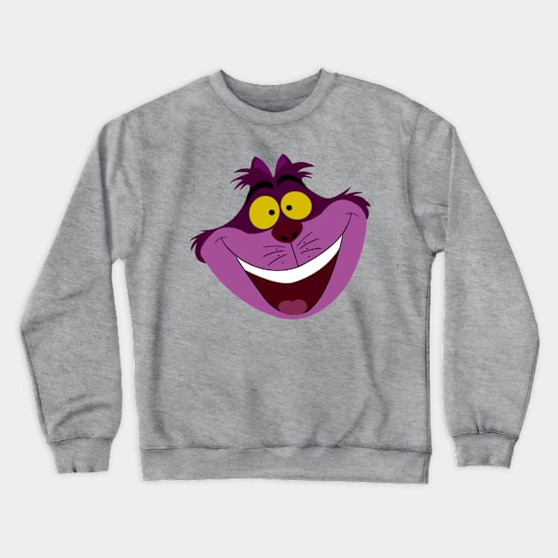 Cheshire Cat Crewneck Sweatshirt by LuisP96